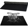 Drum Rug, 5X 6 Ft Drum Mat Carpet Music Rug
