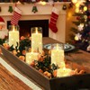 Homemory Pure White Flameless Candles with Embedded Star String Fairy