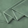 Chezmoi Collection 4-Piece Sage Green Sheet Set Queen Size -