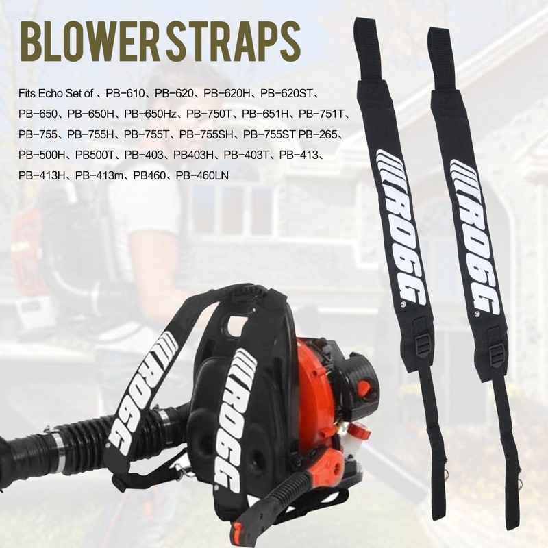 VQQLII C061000111 Backpack Blower Straps/Harness-2 Pack black，Replace C061000110 Leaf Blower
