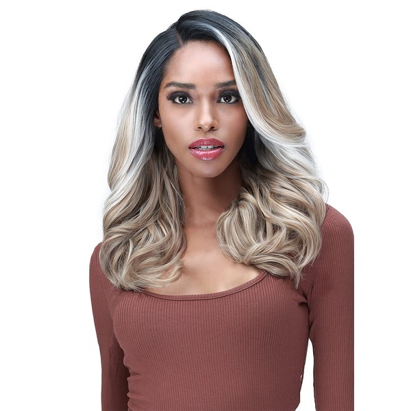 Bobbi Boss HD Lace Front Wig MediFresh 13X4 Deep Lace MLF243 Harena (1), 1 Count (Pack of 1)