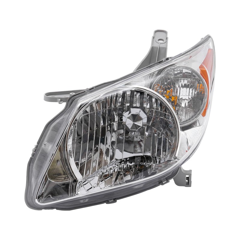 QUEWATSA Halogen Headlight Assembly Set for 2005-2008Pontiac Vibe Wagon,Headlamp Driver&Passenger
