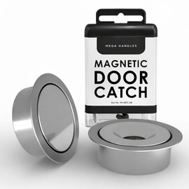 Mega Handles Concealed Magnetic Door Catch for Dummy Doors, Elegant Magnetic Closet Door Catch