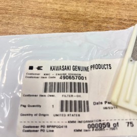 Kawasaki OEM NOS OIL FILTER / 49065-7001 / Small Engine