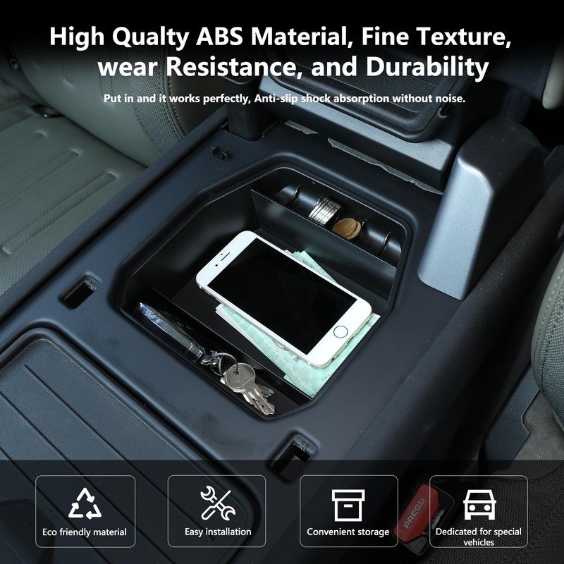 Bekantogy Car Armrest Storage Box Tray Compatible for Land Rover