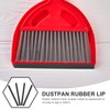 OSALADI Dustpan Rubber Lip Replacement 4pcs Strip Replacement for Dustpan