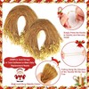 LIODUX 200Pcs Christmas Ornaments String Hanger, Ornament Hangers with Snap