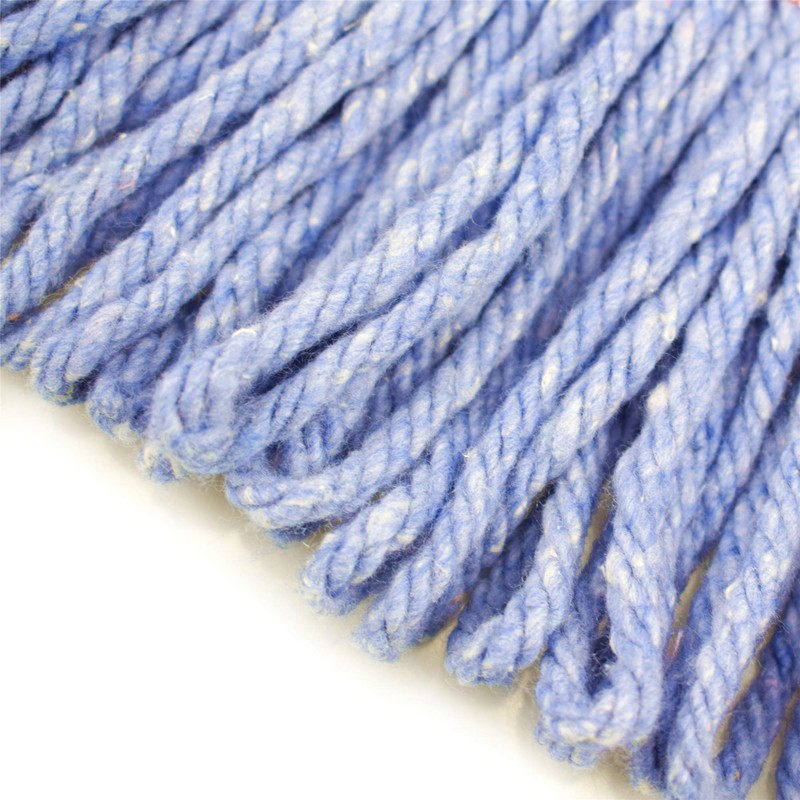 Mop Head Replacement Commercial Heavy Duty String Blue Wet Mop