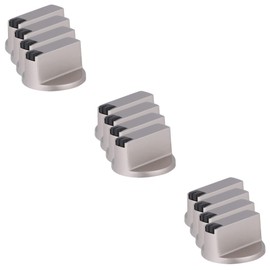 LABRIMP 3sets Stove Knobs for Gas Stove Easy to Install Ergonomic Design Durable Replacement Knobs Set 4pcs*3