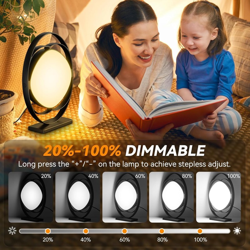 Wopigh Daylight Lamp 10000 Lux Daylight Lamp with 3 Light