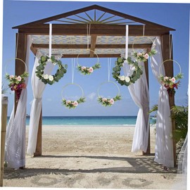 Ciieeo 5pcs Metal Dream Catcher Rings Macrame Hoops for DIY Garland Craft Projects Sturdy Wreath Frame for Handmade Decorations for Dream Catchers Floral Arrangements