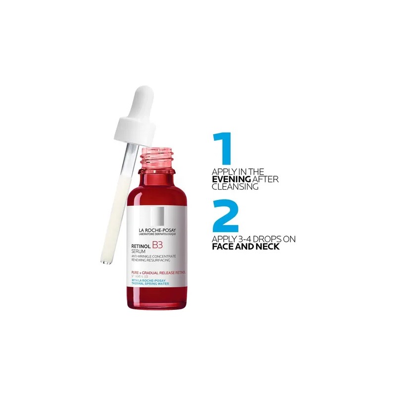Kit 4 Serums La Roche-posay Retinol B3 Hyalu B5 C10