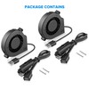 GDSTIME USB Speed Control Fans, 75mm x 15mm 5V DC