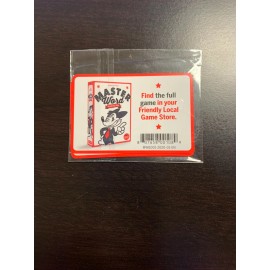 Gamewright Master Word Pocket Version Promo Cards Trial Version Game  New
