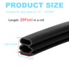 Door Weather Stripping Seal Strip - Self-Adhesive Rubber Soundproofing Weatherstrip