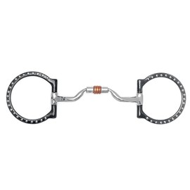 New York Western D Ring Low Port Copper Rollers (5""), Silver, NYT-DRI03-50