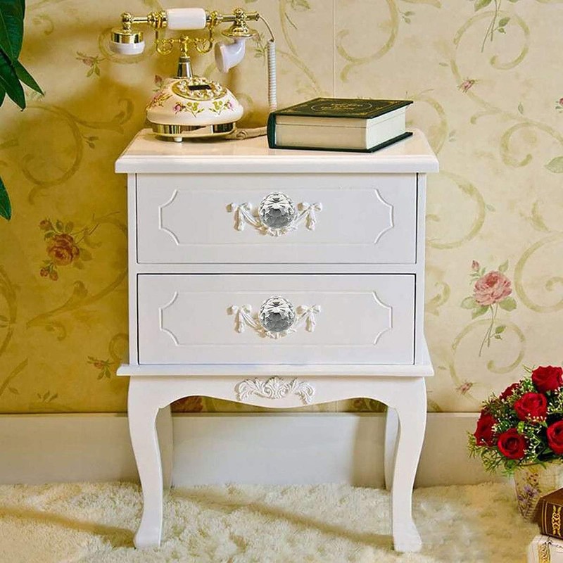 UpTuoLi Crystal Knobs, Knobs for Dresser Drawers, 5Pcs Drawer Knob