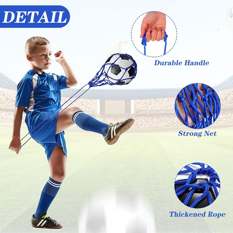 WYRGQIQN Football Kick Trainer – Kids Soccer Net for Skill-Boosting