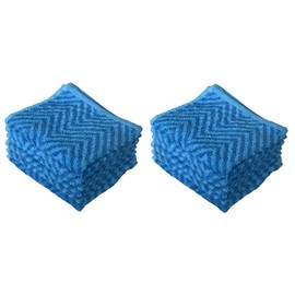 Petal Cliff Dishcloths 100% Cotton Terry Dish Cloths for Kitchen, Washing Dishes, Soft, Quick Drying, Highly Absorbent, Machine Washable, Dish Rags Size: 13 x 13 Inch. (Design A, 13 x 13 Inch)