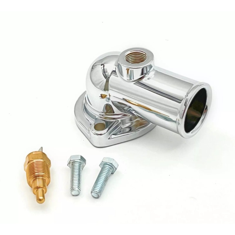 SPP BB Ford 429-460 Water Neck Thermostat Housing & Temp