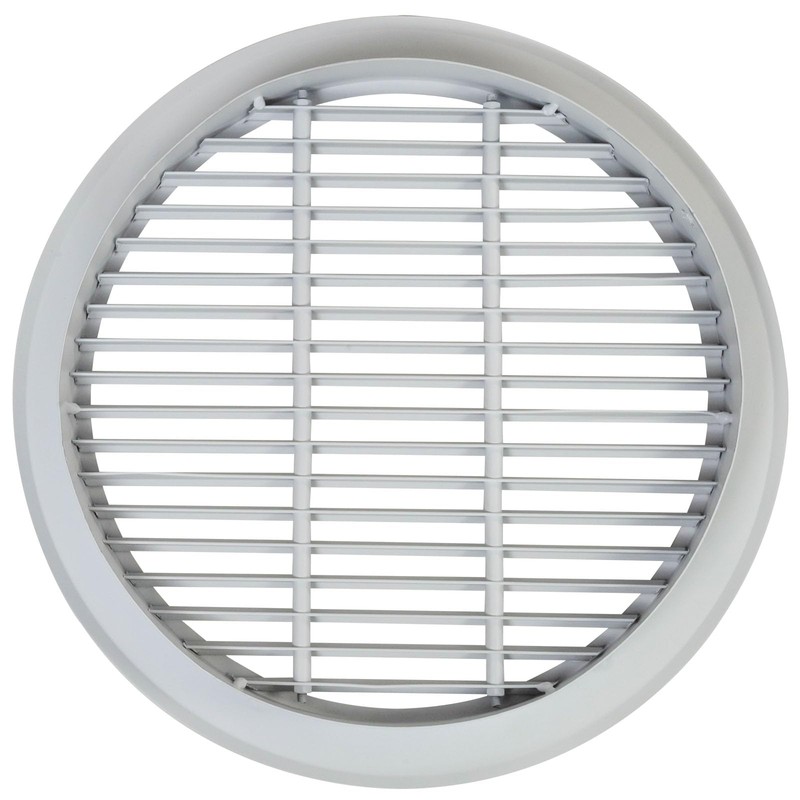 Aluminum Round Air Vent Grille 12" Duct Opening Louver Register