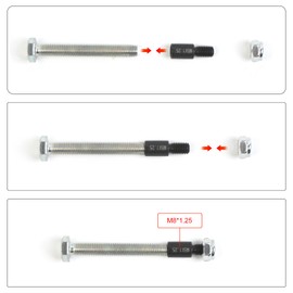 Nut and Bolt Thread Checker, Nut and Bolt Thread Gauge (26PCS -14 Inch & 12 Metric)
