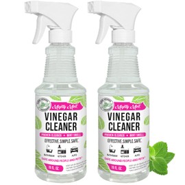 Mighty Mint Vinegar Cleaner, Non-Toxic, All-Purpose Spray, Natural Spearmint Scent, 16oz - 2 Pack