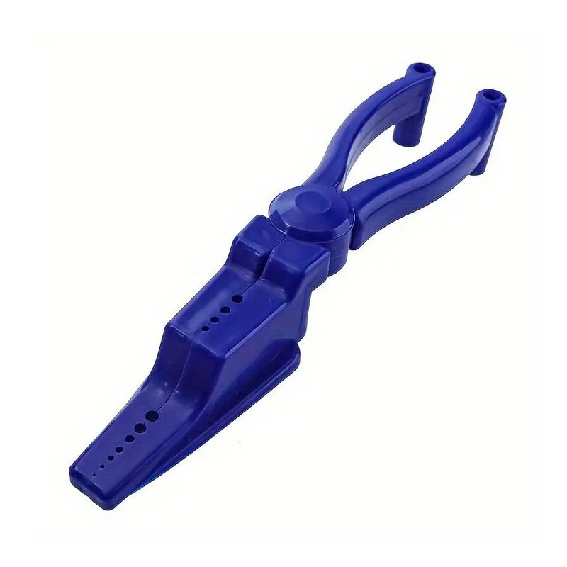 Safety Nail Holder Pliers, 24.5 cm Length, Blue Plastic Construction,