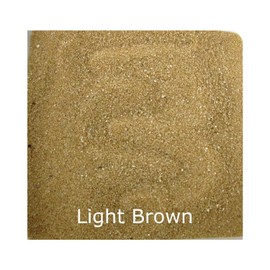 ACTIVA Light Brown Scenic Colored Sand, 25lb (11.3kg) | Vibrant, Fine Grain Colorfast Sand for Arts & Crafts