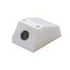 Single Coaxial Outlet, White