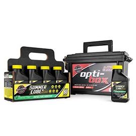 Opti-Lube Summer+ Formula Diesel Fuel Additive: 4oz 8 Pack with Opti-Box Treats up to 80 Gallons per 4oz Bottle