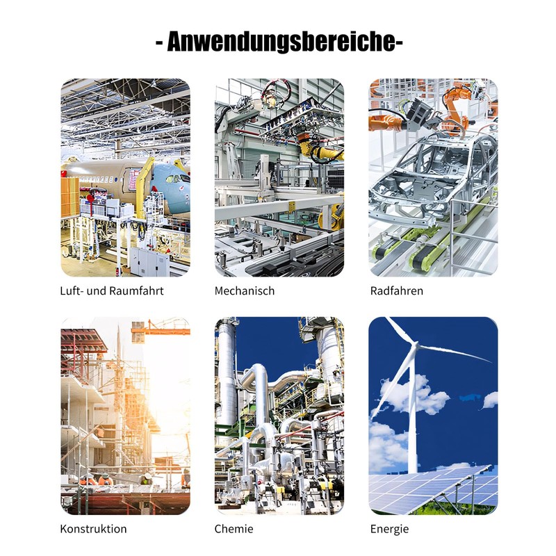 10er-Satz M10-Muttern, T-Flansch-Muttern, Einschraubmuttern, Rundfuß, Einpressmuttern zur Befestigung, Verbindungsmöbel (M10)