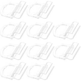 DOITOOL 10pcs Roller Roller Blind Handle Plastic Curtain Window Blinds Cordless Window Shades for Home Roller Shutter Handle Paper Blinds Window Shades Pull Window Shade Clips Hook up Abs