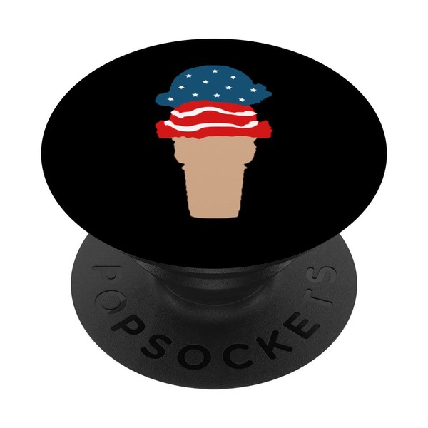 Red White and Blue Ice Cream Scoops - Patriotic USA