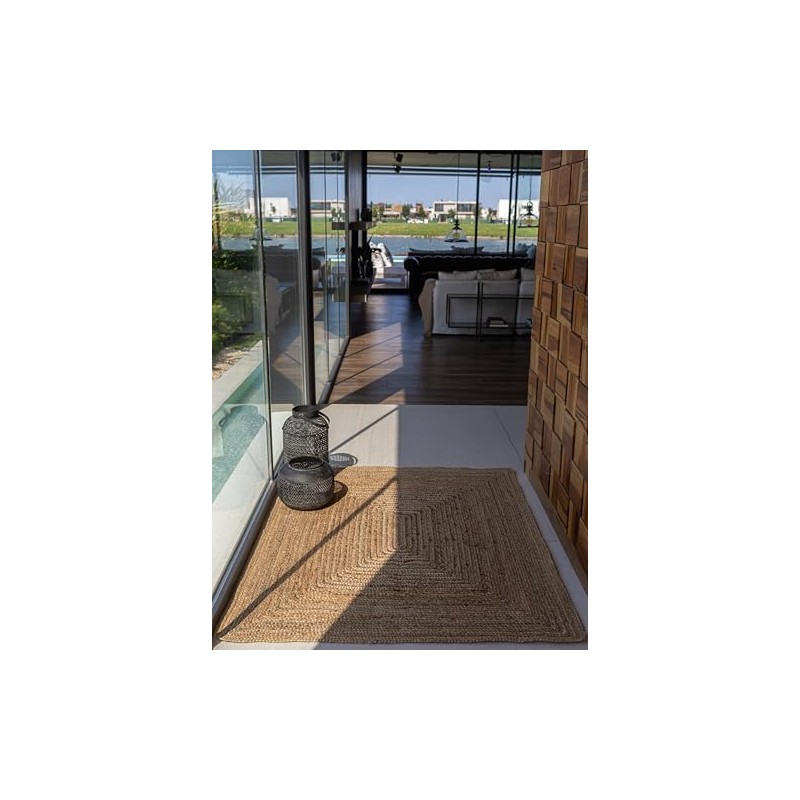 Mihran Alfombra para Recamara de Yute - Lia Corner Natural