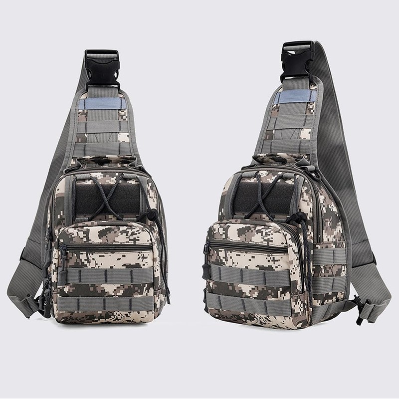 Tactical Backpack, Waterproof Military Cross-body Molle Sling Shoulder Backpack Chest
