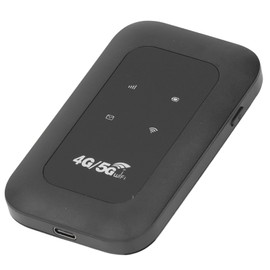 Mobile Wi Fi Hotspots, Portable Travel Router Supports 10 Users at The Same Time, 2100mAh Battery, Pocket Wi Fi Device for Secure Internet at Home Or Everywhere You