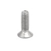 uxcell 4mmx12mm Stainless Steel Phillips Drive Flat Head Fully Thread