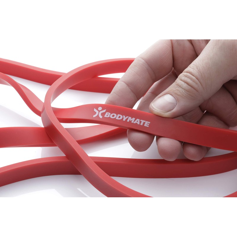BODYMATE Premium Fitness Bands. 208cm elastic resistance band made from