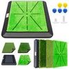 Golf Practice Mat,Golf Mats for Backyard Office & Garage Hitting