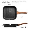 ESLITE LIFE 11 Inch Nonstick Grill Pan for Indoor Cooking,