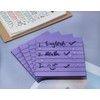 ONLYKXY 4 Pack Transparent Sticky Notes 7.6x7.6CM Self-Stick Book Tabs