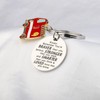 BNQL Firefighter Keychain for Men Women Firefighter Fireman Gifts Firefighter