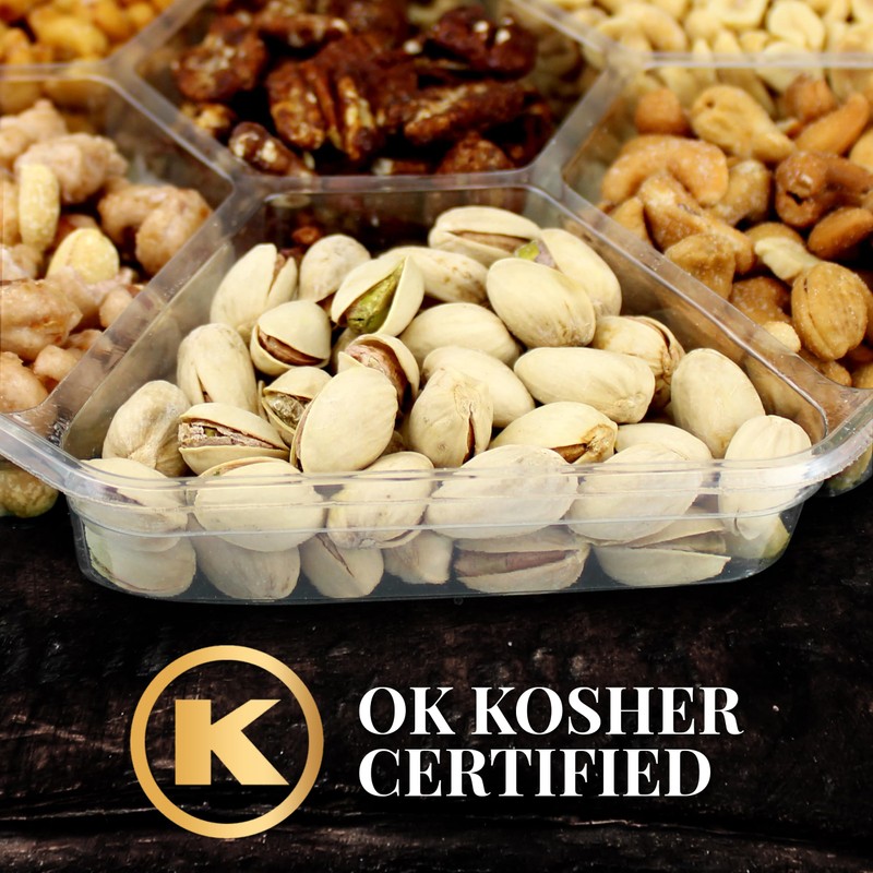Holiday Nuts gift Basket - With a Variety of Freshly