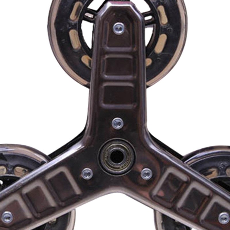 perfk Triangular Frame Wheel Trolley for Shopping Bags, Trolley