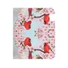 ALAZA Two Red Cardinal Birds Spring Flowers Summer Sakura Magnetic