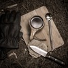 SILVERANT Titanium Long Handle Spoon, Ultralight Camping Cutlery Outdoor Utensils