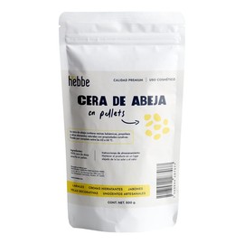 Hebbe - Cera de Abeja en Pellets, Emoliente y Calmante para Cosméticos, 500 g