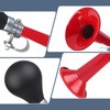 Bicycle Front/Mid-Pipe/Tail Air Horn with Squeeze Ball, 7.87" x 1.96"