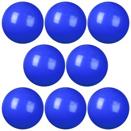 kymqlyw 8 Pcs 12 Inch Solid Blue Beach Balls Inflatable Beach Balls Bulk Large Blow up Pool Game Toys for for Summer Beach, Pool and Summer Birthday Party Supplies (Blue)